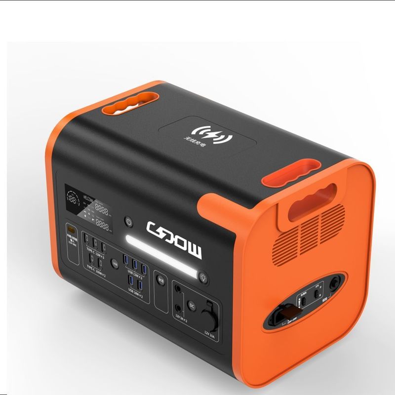 800W マックス ソーラー充電 LiFePO4 バックアップ バッテリー キャンピングや屋外用の携帯電源