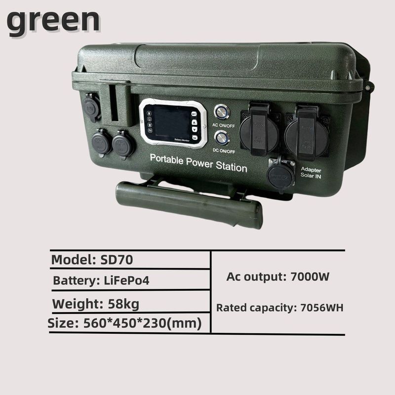 リチウム電池 6kw/7kw/5kw 酸素生産と照明のためのポータブル発電所