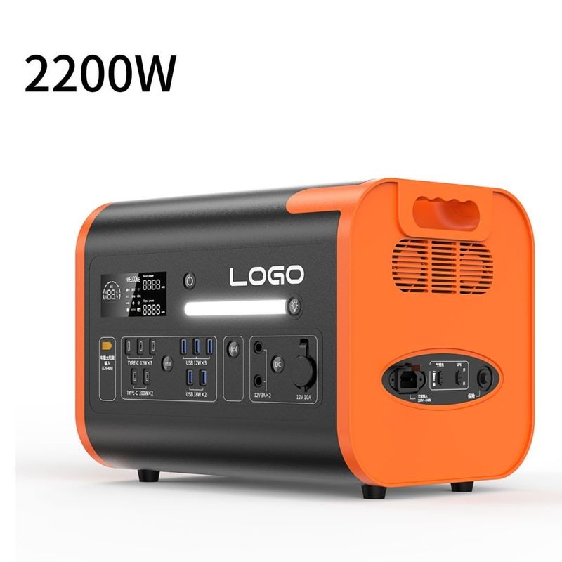 40ah/2048wh/2200W/2400W ポータブルエネルギー発電機 非常用 屋外電源3 発電所