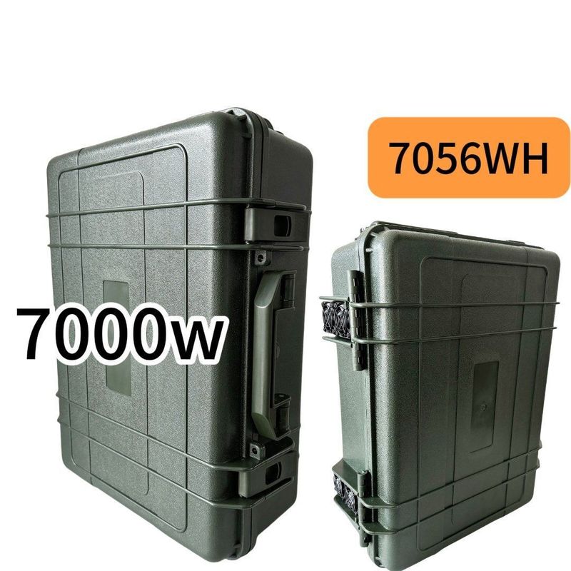 移動バックアップ電源 7000W デュアルインテリジェント強制冷却付き 携帯電源