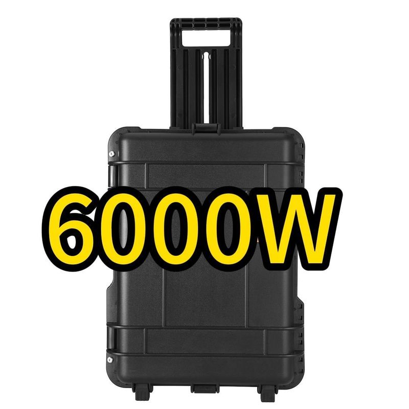 6000Wポータブル 6216whキャンプ 230V リチウム鉄リン酸電池 発電所