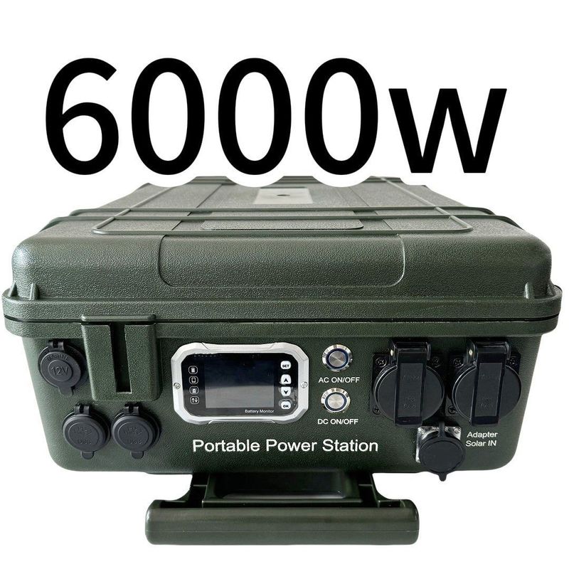 6048wh 大容量 モバイル ソーラー 発電機 6000W 需要の高い発電所